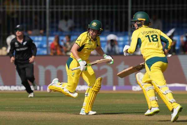AUS-W vs NZ-W Live Score Updates, ICC Womens World Cup 2025: Georgia Plimmer's stunning run out