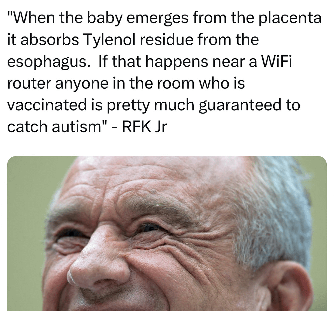 Makes total sense, if you don't think about it