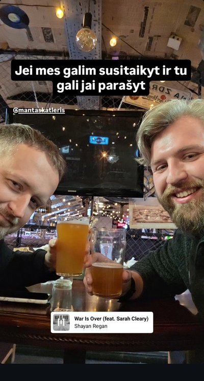 Dominykas Klajumas ir Mantas Katleris