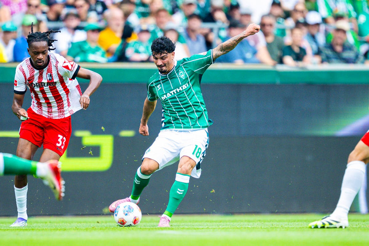 Puertas hat sich im offensiven Mittelfeld von Werder Bremen seinen Platz gesichert.