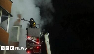 Six dead in Russian drone and missile strikes on Ukrainian cities