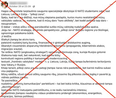 Platinamas melas apie Lietuvą ir NATO