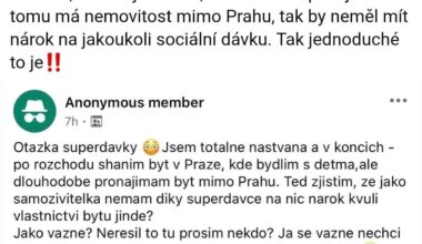 Superdávka již přináší své ovoce, aneb bydlení v Praze není základní lidská potřeba