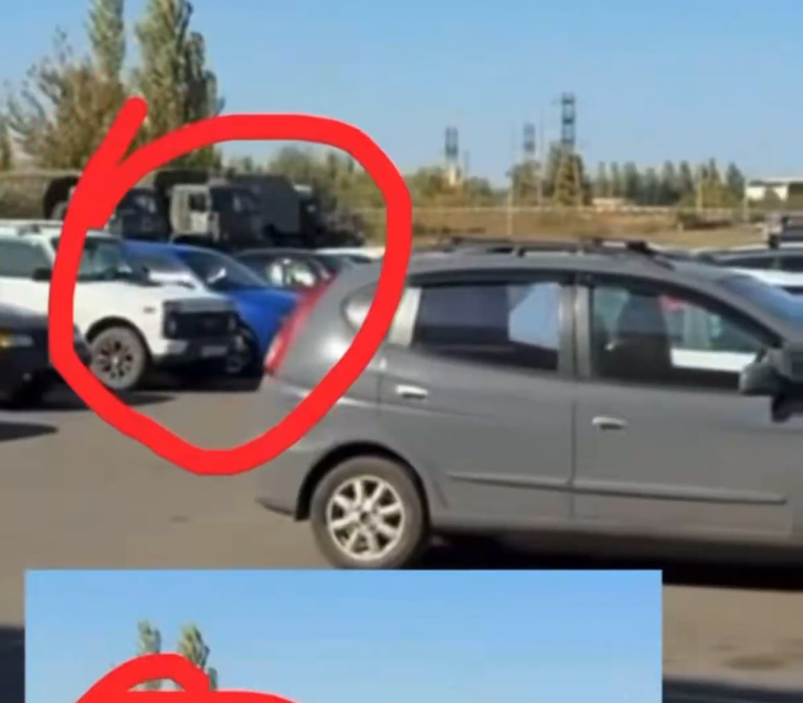 A blogger from Donetsk filmed Russian military trucks by a mall. AFU saw the footage and decided to offer super fast demolition service. Date and exact location not disclosed.