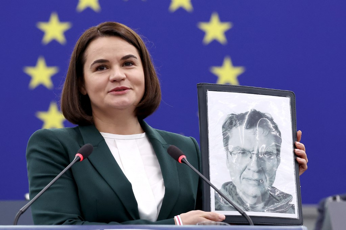 Jailed Belarus, Georgia Journalists Win EU’s Top Rights Prize