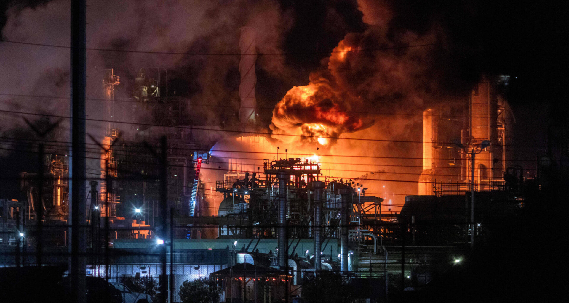 Massive fire erupts at Chevron refinery just outside of Los Angeles
