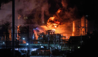 Massive fire erupts at Chevron refinery just outside of Los Angeles