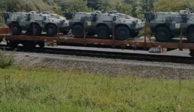 A large convoy of Italian Army VBL Puma 6x6 armored vehicles was spotted in Prekmurje region, Slovenia. These vehicles are assumed to be heading to Ukraine. Italy has supplied Ukraine with these vehicles earlier, although the transfers were not publicly announced at the time of their delivery.