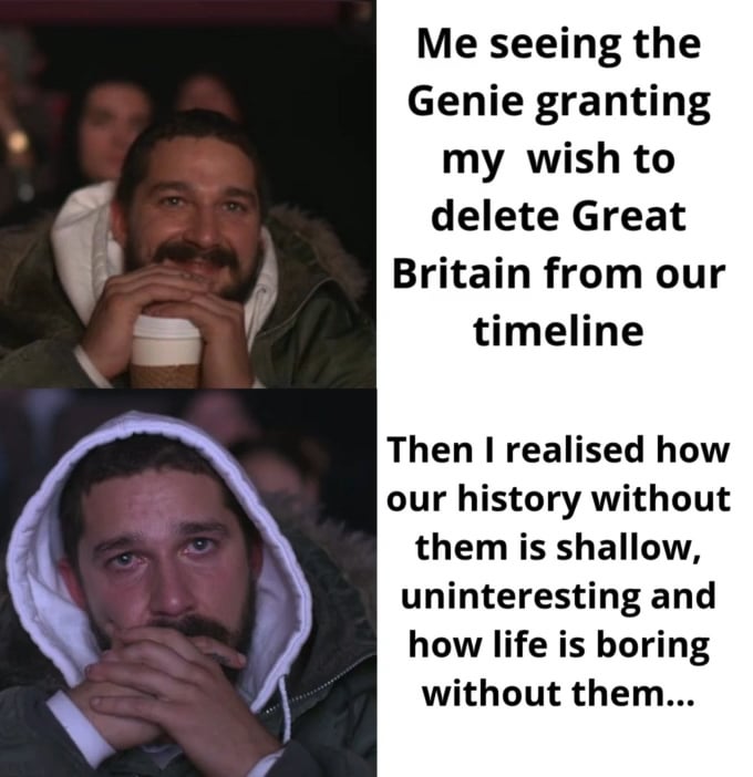 Like it or not, but loosing ENgland would be like loosing 90% of our national identity