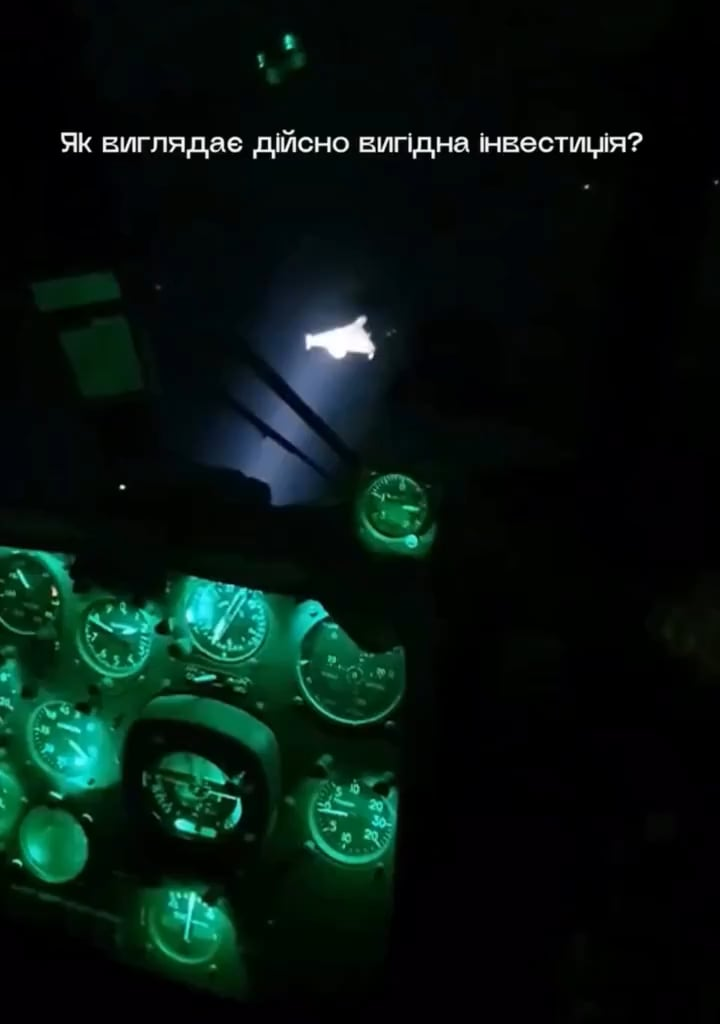 Ukrainian Mi-8 shoots down Russian Shahed