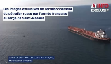 French Special Forces boarding & seizing a Russian oil tanker off the coast of France.