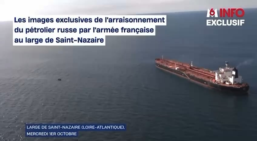 French Special Forces boarding & seizing a Russian oil tanker off the coast of France.