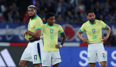 Brazil, who laughed in Korea and sobbed in Japan, was shocked to fall outside the big six of FIFA rankings for the first time in nine years