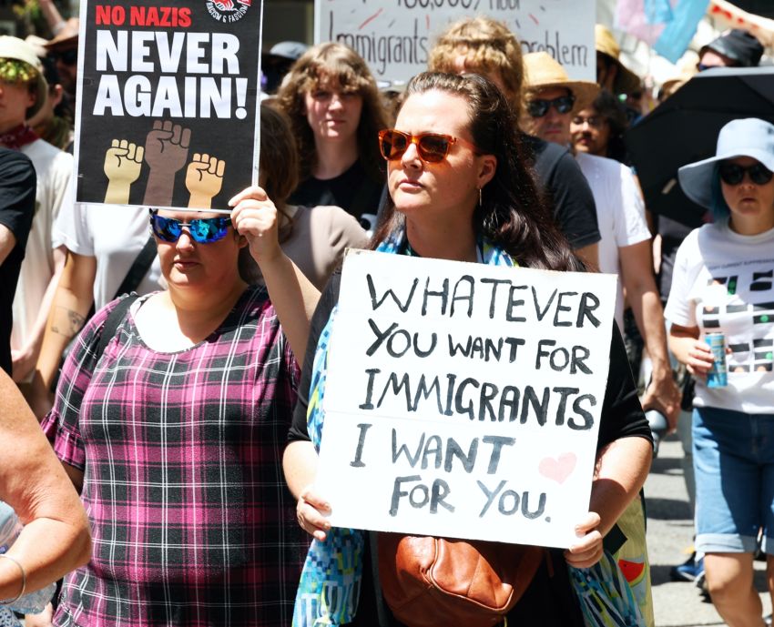 anti racist rally in sydney