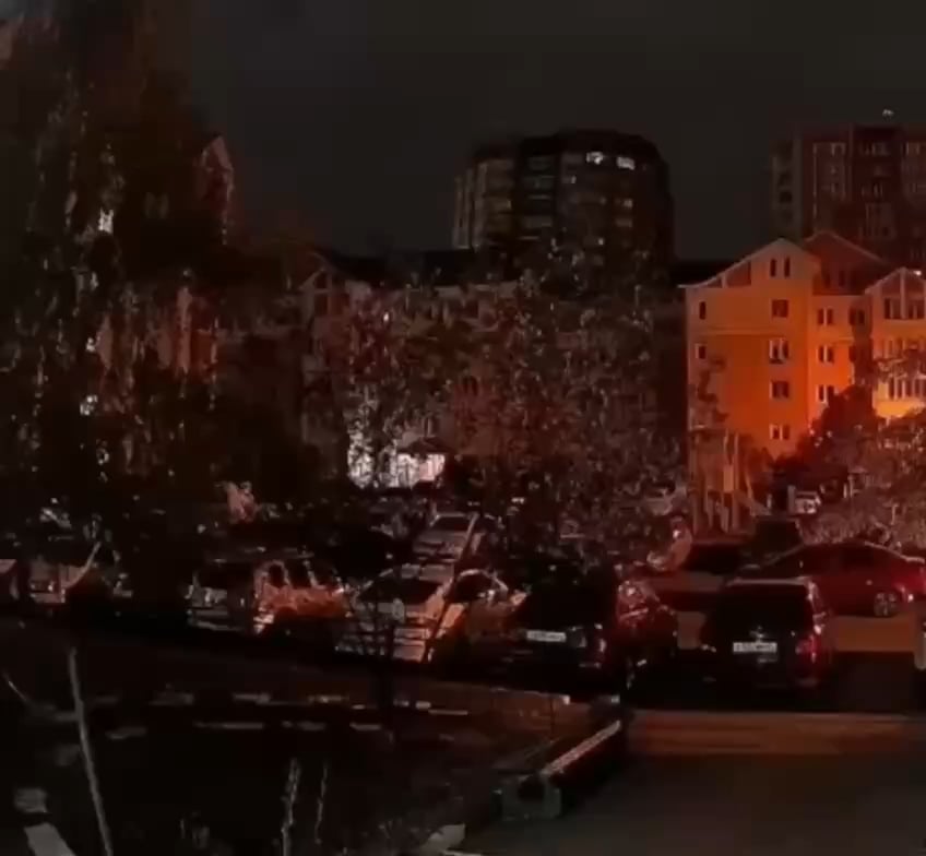 Russian air defense missile hits building in Stary Oskol, Belgorod Oblast. 6 October 2025 (Volume warning)