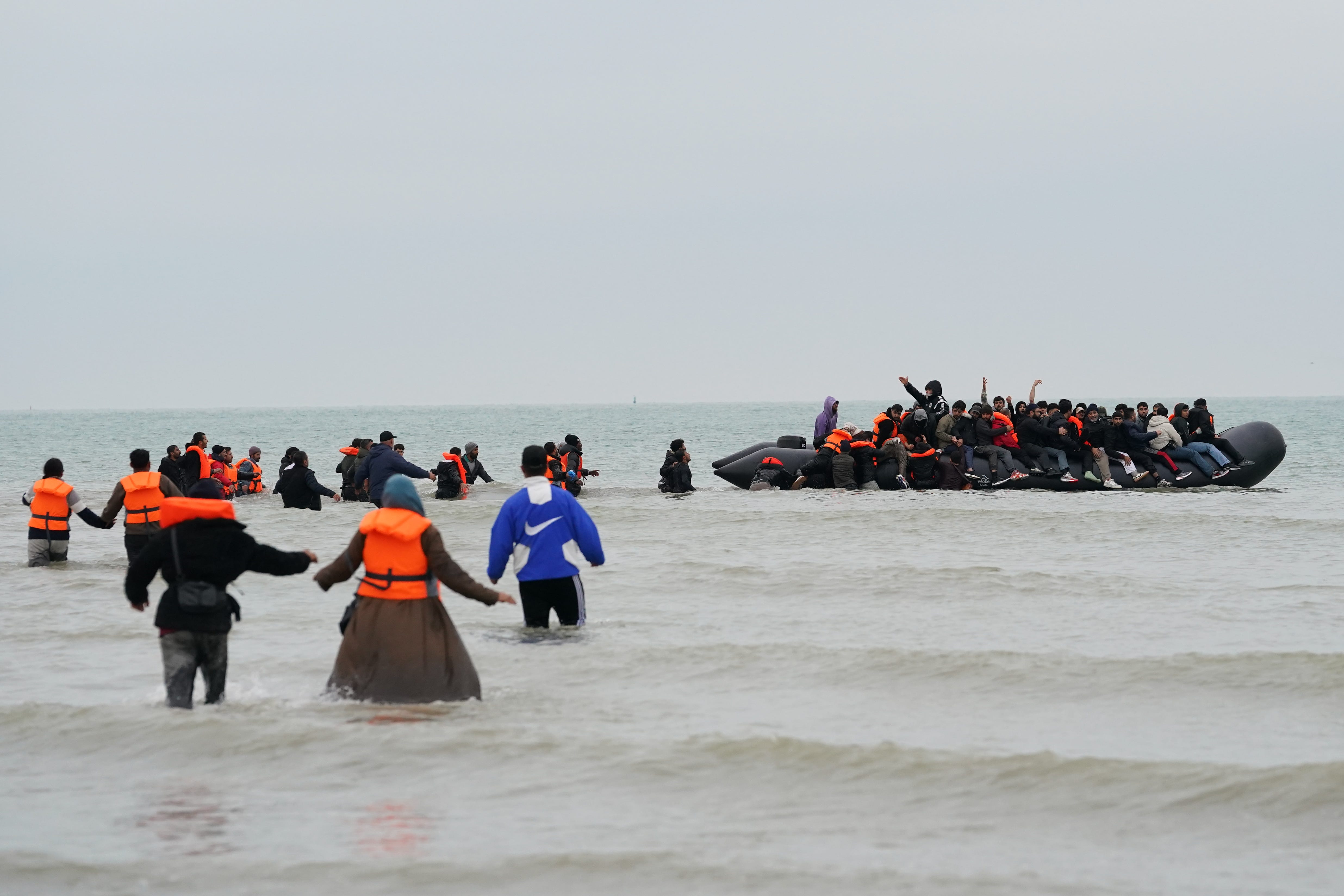 More than 36,000 have crossed the English Channel in small boats, figures show