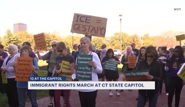 Protestors demand action from Lamont and lawmakers on immigrant safety