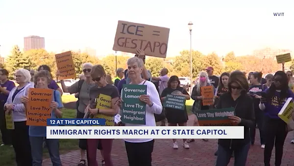Protestors demand action from Lamont and lawmakers on immigrant safety