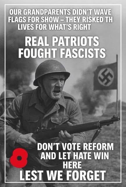 At least I’ll be able to wear my poppy without being a hypocrite