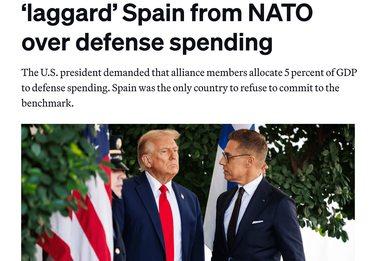 If Spain gets kicked from NATO, does that mean it's basically free real estate for the rest of us? I always wanted a mediterranean colony.