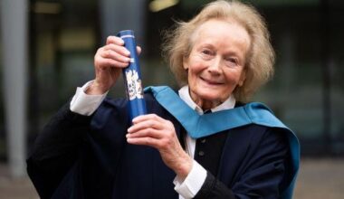 ‘I’m getting career offers… they haven’t twigged how old I am’: NI grandmother (90) celebrates graduation