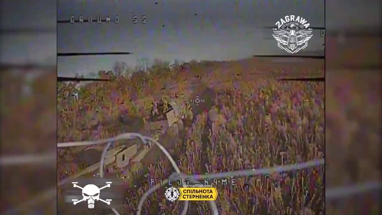 In the Pokrovsk direction, Ukrainian military personnel from Flying Skull destroyed a Russian truck carrying a howitzer/cannon