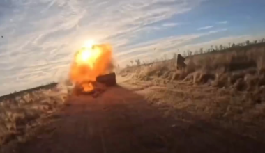 Russian soldier's GoPro captured the moment an Ukrainian FPV struck his buggy and the death of his comrade on the Donetsk front