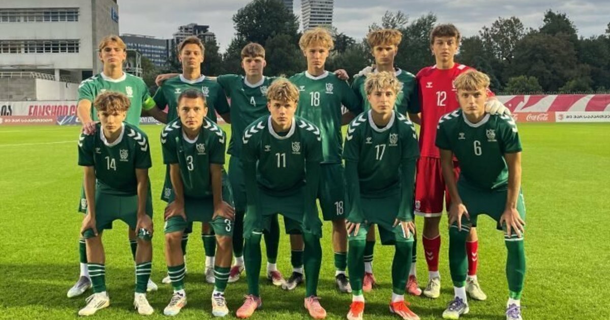 Lietuvos U-17 futbolo rinktinė kartvelams neprilygo ir antrame mače