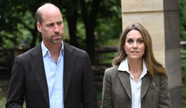 Catherine, Princess of Wales and Prince William, Prince of Wales visit the Natural History Museum's newly transformed gardens