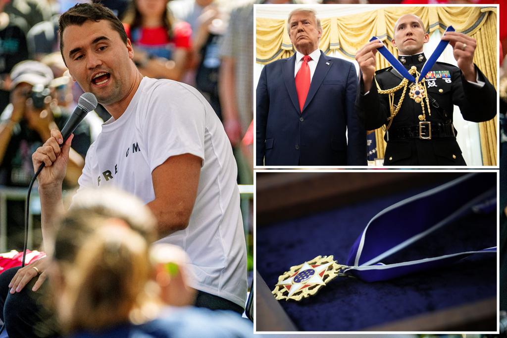 Charlie Kirk medal of freedom, more news