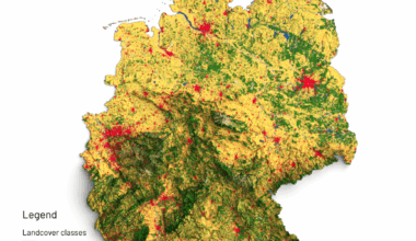 [OC] Landcover Map of Germany - 2024