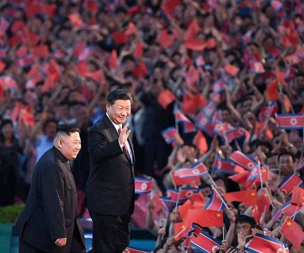 North Korea's Kim hails 'cooperative' ties with China