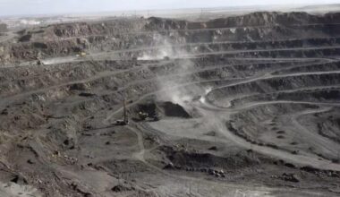 A rare-earth mine in Chinas Inner Mongolia Autonomous Region-China controls the worlds largest reserves of the critical materials (Photo via Kyodo)