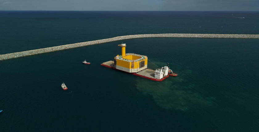 Croatian company Brodosplit delivers equipment for French floating wind farm pilot project