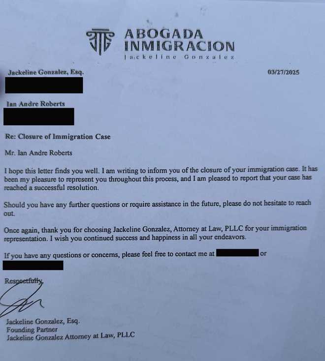 letter to dr. roberts