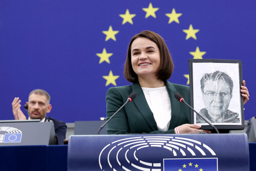 EU: Sakharov Prize awarded to jailed journalists in Belarus and Georgia