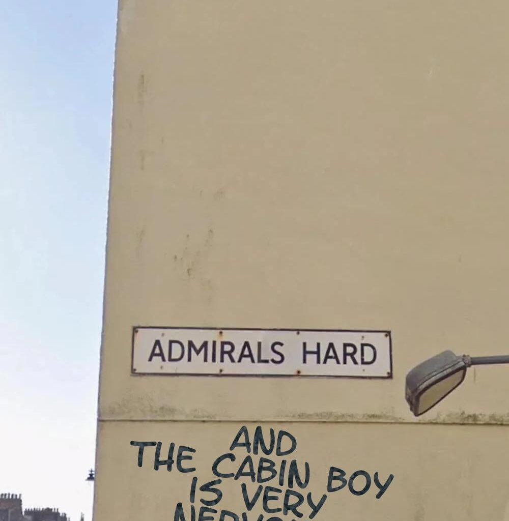 Not very artistic graffiti, but I understand the sentiment...
