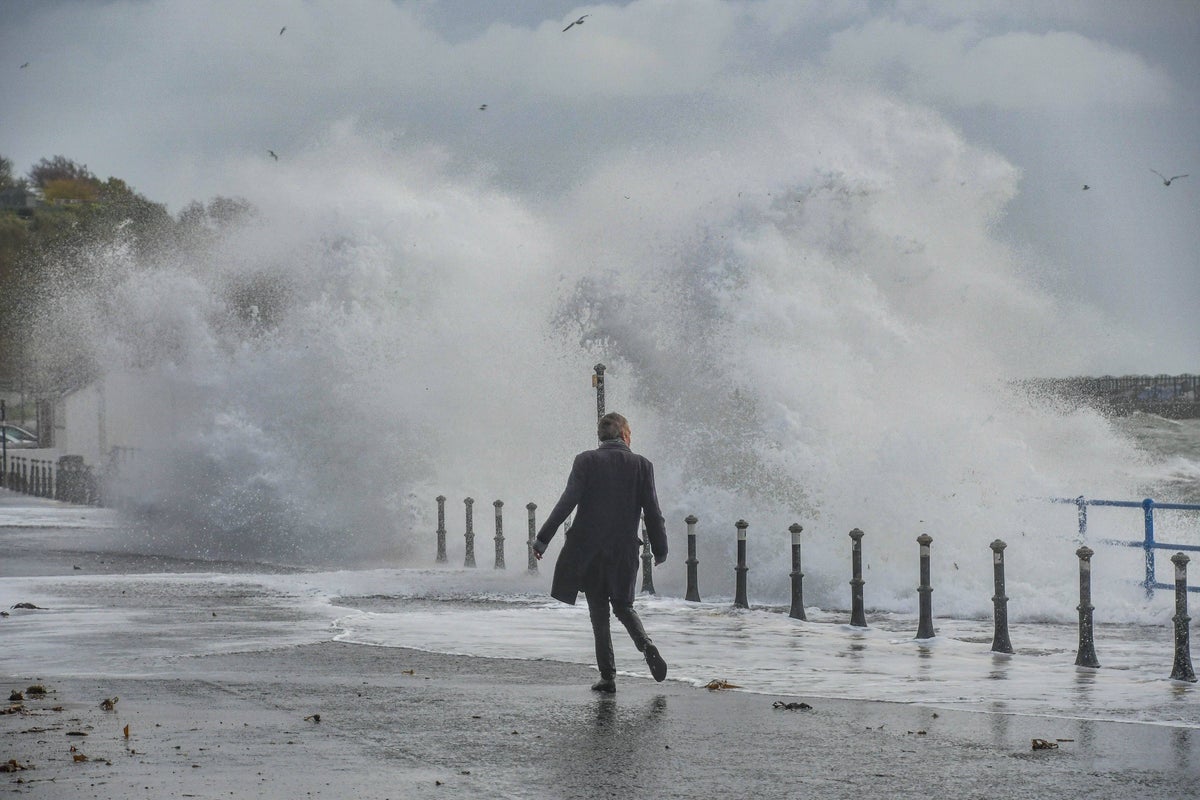 Storm Amy latest: Weather warnings extended to cover entire UK ahead of 100mph winds and heavy rain