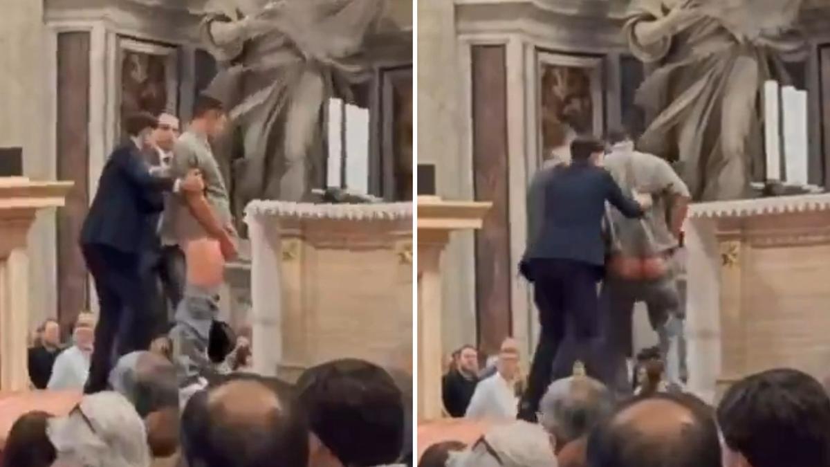 Saint Peter’s Basilica, Vatican City: Man urinates on altar directly beneath Michelangelo’s famous dome