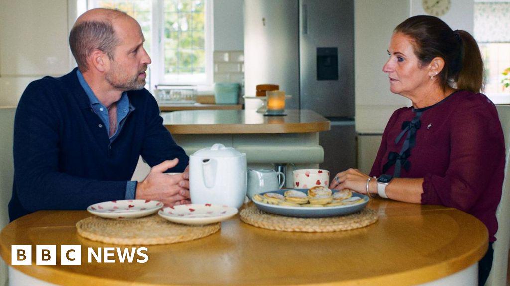 Cardiff widow Rhian Mannings says Prince William's visit to talk about suicide 'a whirlwind', describes 'giggling' in disbelief when she got the request