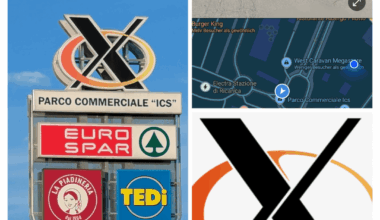 Questo centro commerciale ha come logo quello di un software Linux