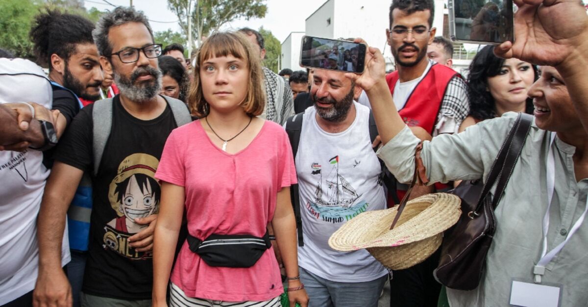 Greta Thunberg among Gaza flotilla detainees to leave Israel