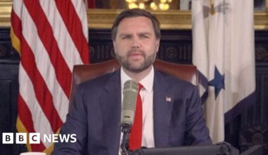 JD Vance hosts Charlie Kirk’s daily talk radio show