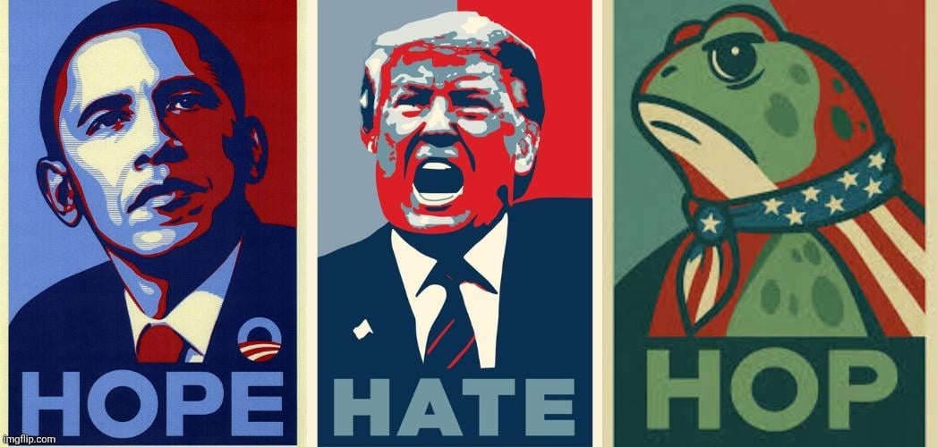 A partial narrative of our times in three memes