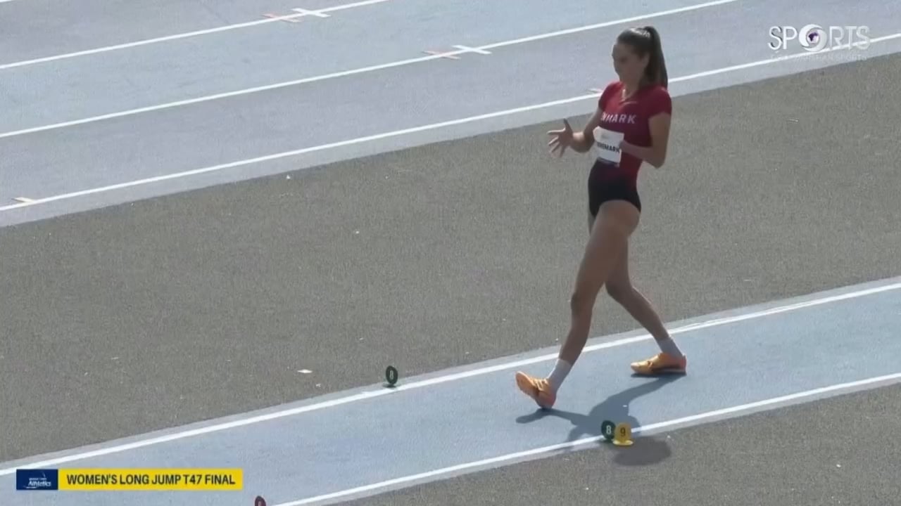 Bjørk Nørremark vinder bronze ved VM i paraatletik i New Delhi med et spring på 5,84m