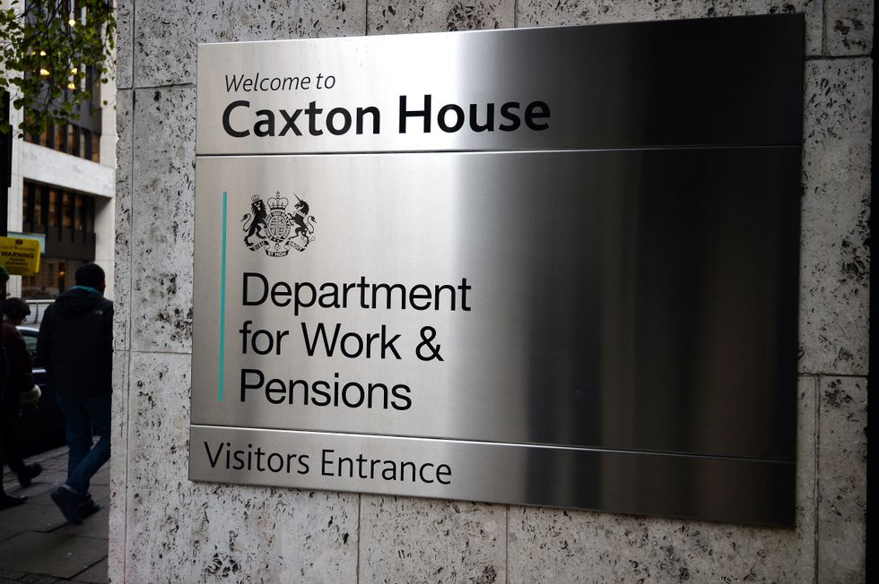 DWP entrance sign