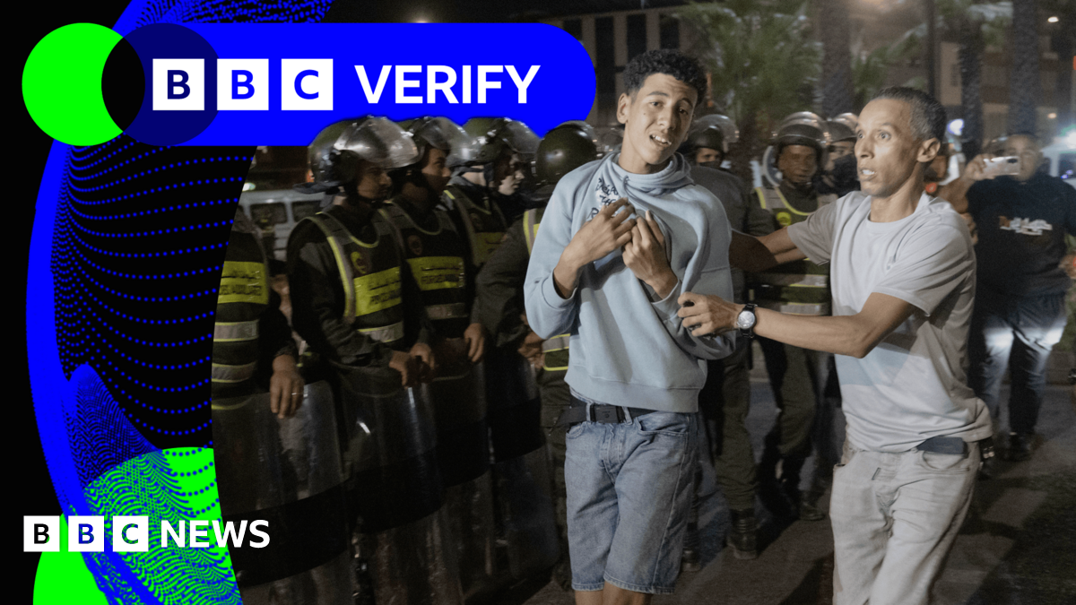 Tracking youth protests across Morocco after two killed in police gunfire - BBC