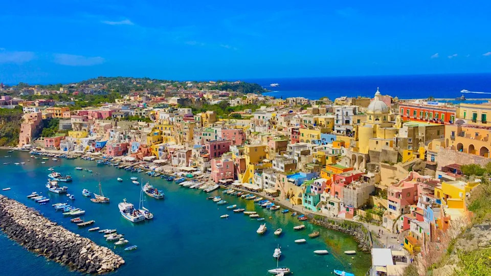 The Vibrant Colors of Procida in Naples Italy