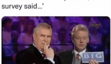 And our survey said...