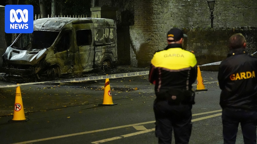 Why have protesters clashed with police in Dublin?